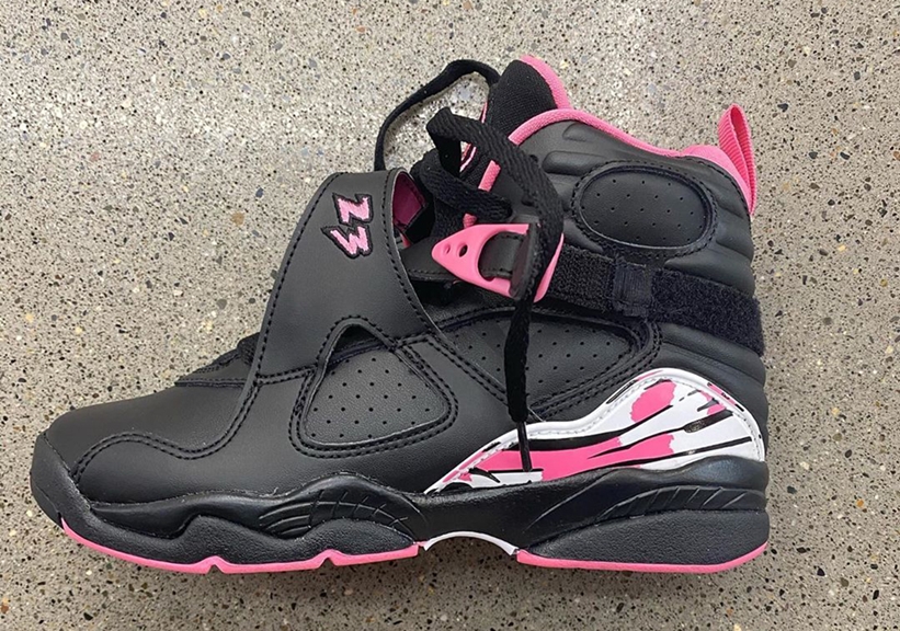 7/3発売予定！ナイキ GS エア ジョーダン 8 レトロ “ブラック/ピンクシクル” (NIKE AIR JORDAN 8 RETRO “Black/Pinksicle”) [580528-006]