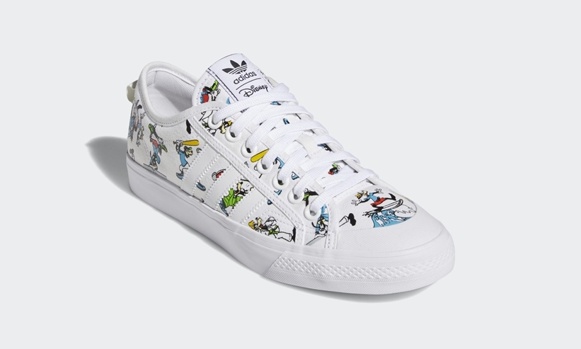 7/1発売！ディズニー グーフィー × アディダス オリジナルス ニッツァ “ホワイト/ブラック” (Disney Goofy adidas Originals NIZZA “White/Black”) [FW0645,9590]