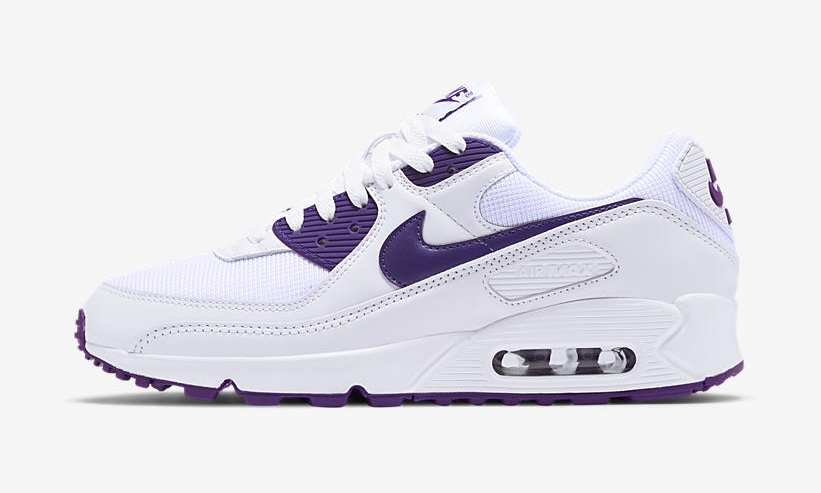 ナイキ エア マックス 90 “ホワイト/コートパープル” (NIKE AIR MAX 90 “White/Court Purple”) [CT1028-100]