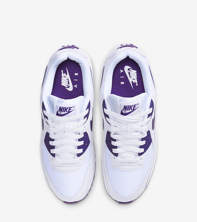 ナイキ エア マックス 90 “ホワイト/コートパープル” (NIKE AIR MAX 90 “White/Court Purple”) [CT1028-100]