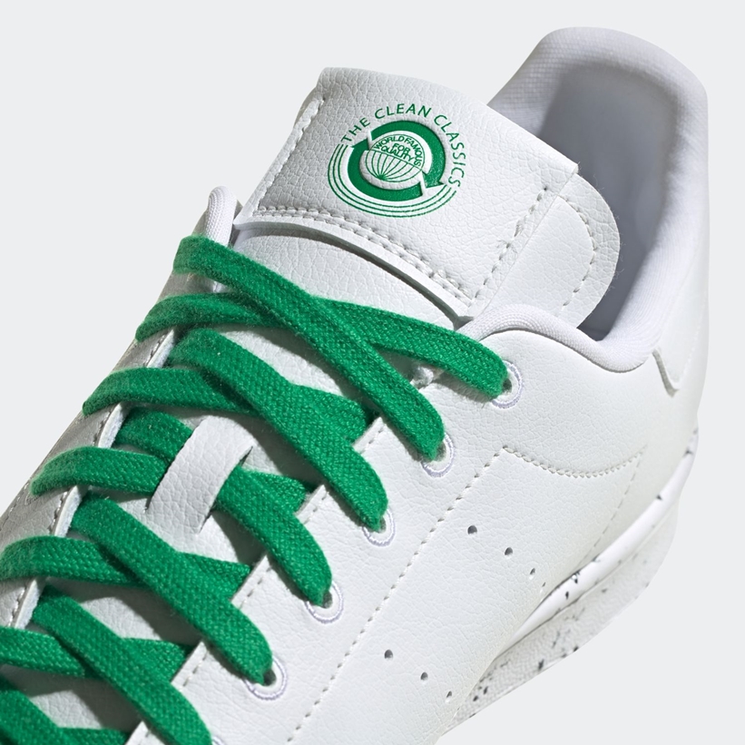 7/30発売！高性能リサイクル素材の「PRIMEGREEN」を70%使用したアディダス オリジナルス スタンスミス “ホワイト/グリーン” (adidas Originals STAN SMITH “White/Green”) [FU9609]