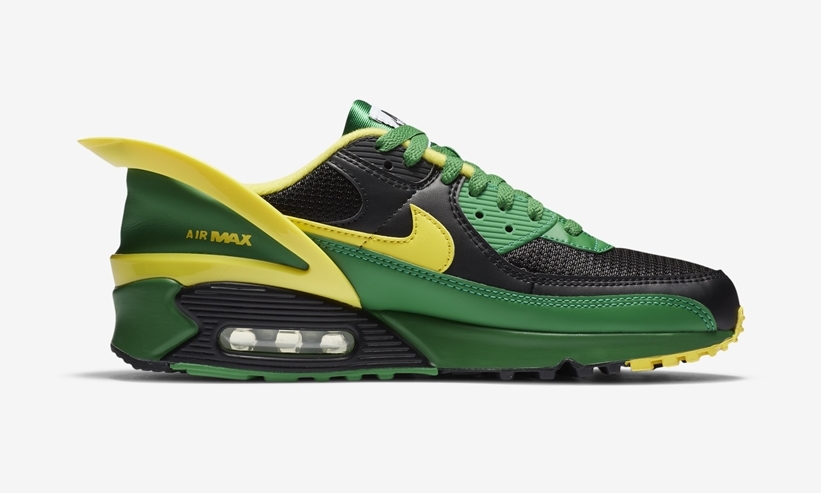 ナイキ エア マックス 90 フライイーズ “ブラック/グリーン/イエロー” (NIKE AIR MAX 90 FLYEASE “Black/Green/Yellow”) [CZ4270-001]