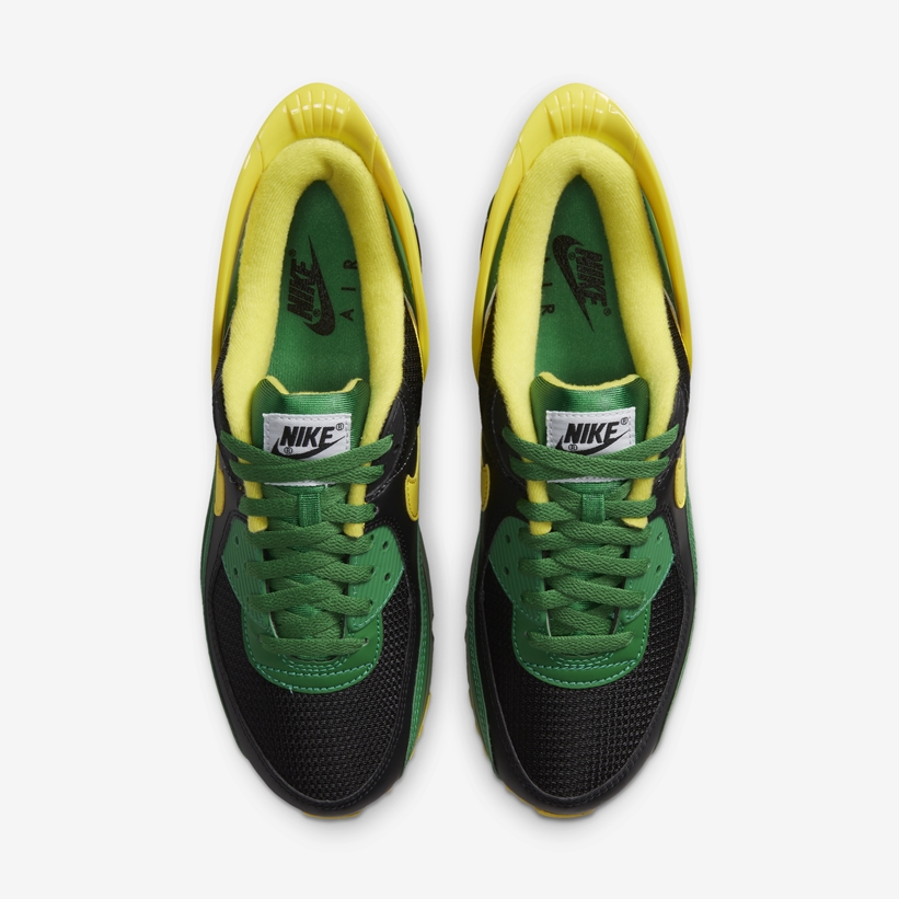 ナイキ エア マックス 90 フライイーズ “ブラック/グリーン/イエロー” (NIKE AIR MAX 90 FLYEASE “Black/Green/Yellow”) [CZ4270-001]