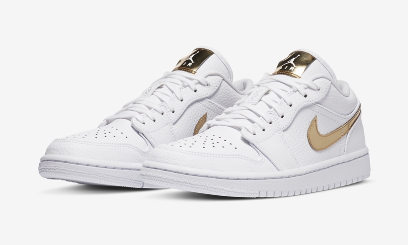 【2024年 秋 リストック予定】ナイキ エア ジョーダン 1 ロー “ホワイト/メタリックゴールド” (NIKE AIR JORDAN 1 LOW “White/Metallic Gold”) [CZ4776-100]