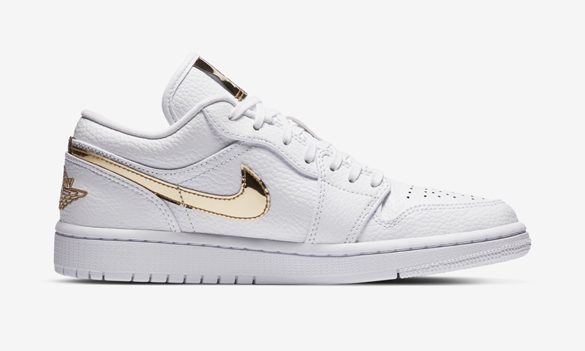 【2024年 秋 リストック予定】ナイキ エア ジョーダン 1 ロー “ホワイト/メタリックゴールド” (NIKE AIR JORDAN 1 LOW “White/Metallic Gold”) [CZ4776-100]