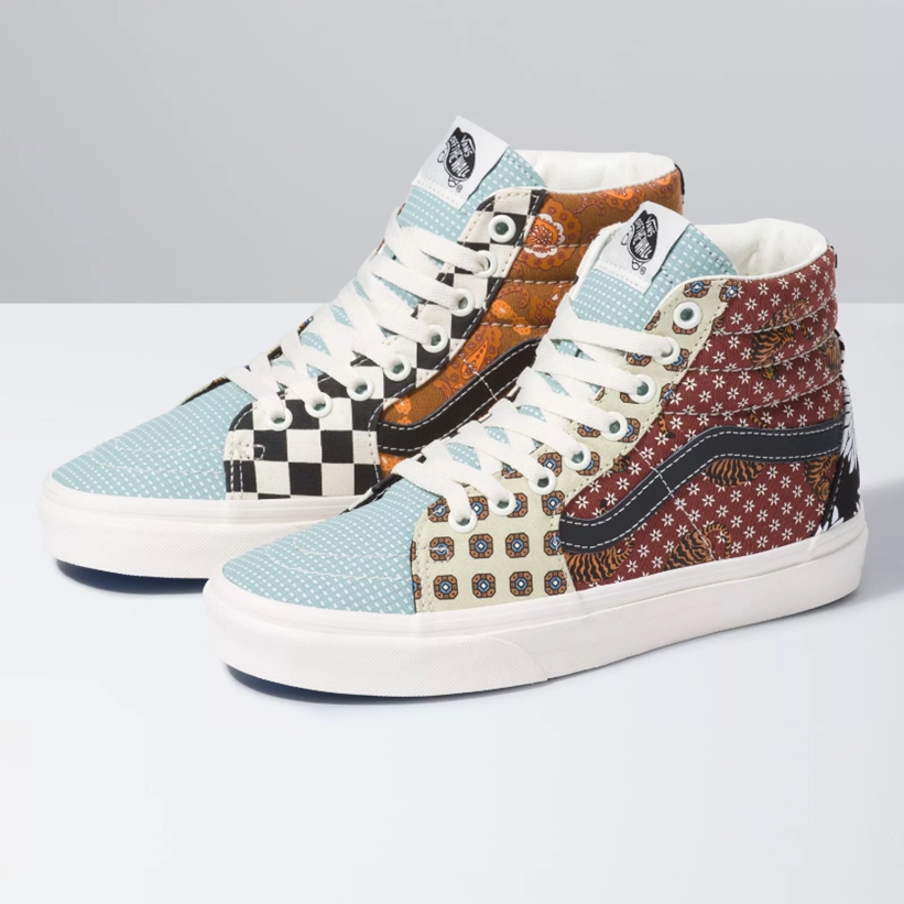 VANS “TIGER PATCHWORK” ERA/SK8-HI/CLASSIC SLIP-ON (バンズ “タイガーパッチワーク” エラ/スケートハイ/スリッポン)