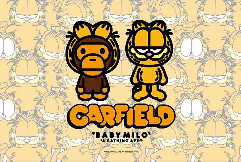 ア ベイシング エイプ × ガーフィールドが7/4から発売 (A BATHING APE GARFIELD)