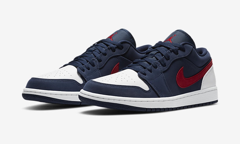 ナイキ エア ジョーダン 1 ロー “ネイビー/レッド/ホワイト” (NIKE AIR JORDAN 1 LOW “Navy/Red//White”) [CZ8454-400]