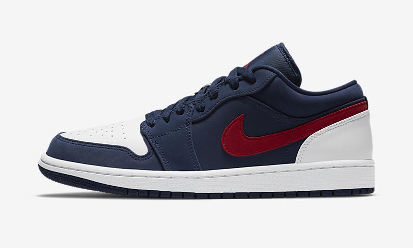 8/1 発売！ナイキ エア ジョーダン 1 ロー “ネイビー/レッド/ホワイト” (NIKE AIR JORDAN 1 LOW “Navy/Red//White”) [CZ8454-400]