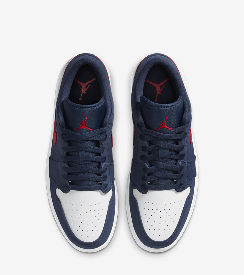 8/1 発売！ナイキ エア ジョーダン 1 ロー “ネイビー/レッド/ホワイト” (NIKE AIR JORDAN 1 LOW “Navy/Red//White”) [CZ8454-400]