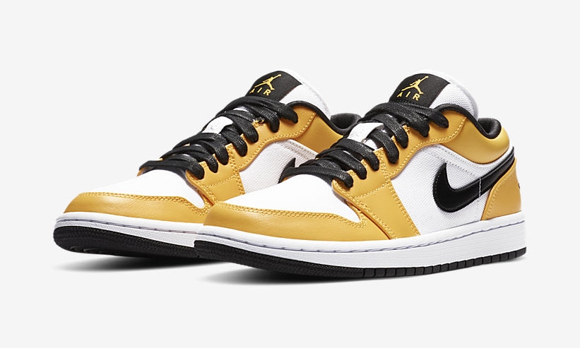 ナイキ エア ジョーダン 1 ロー "ホワイト/ブラック/イエロー" (NIKE AIR JORDAN 1 LOW "White/Black/Yellow") [CZ4776-107]