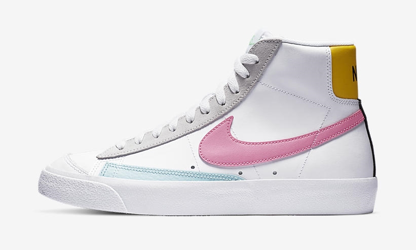 ナイキ ブレーザー ミッド 77 ビンテージ “ホワイト/ピンクグロー” (NIKE BLAZER MID 77 VINTAGE “White/Pink Glow”) [DA4295-100]