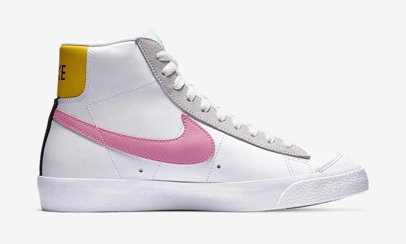 ナイキ ブレーザー ミッド 77 ビンテージ “ホワイト/ピンクグロー” (NIKE BLAZER MID 77 VINTAGE “White/Pink Glow”) [DA4295-100]