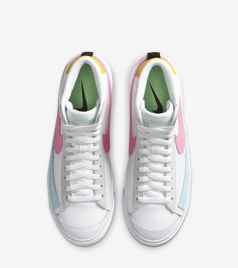 ナイキ ブレーザー ミッド 77 ビンテージ “ホワイト/ピンクグロー” (NIKE BLAZER MID 77 VINTAGE “White/Pink Glow”) [DA4295-100]