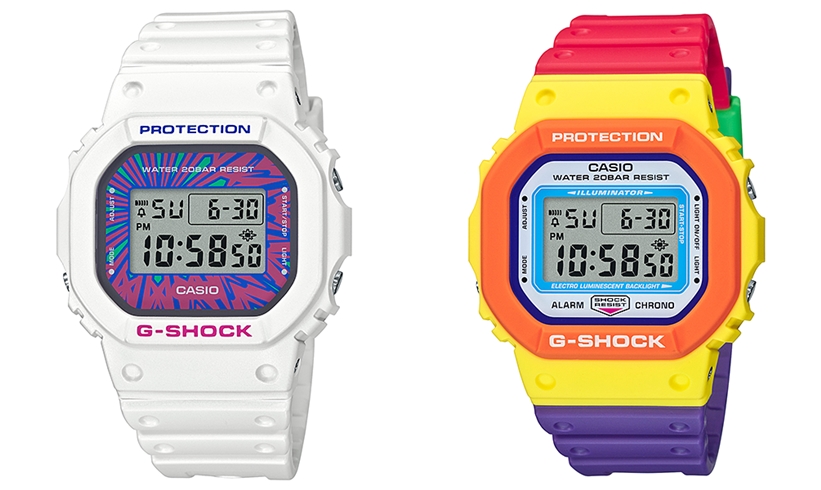 G-SHOCKから夏のアウトドアアクティビティに合うカラーモデル「Psychedelic Multi Colors」が7月発売 (Gショック ジーショック サイケデリック マルチカラー)