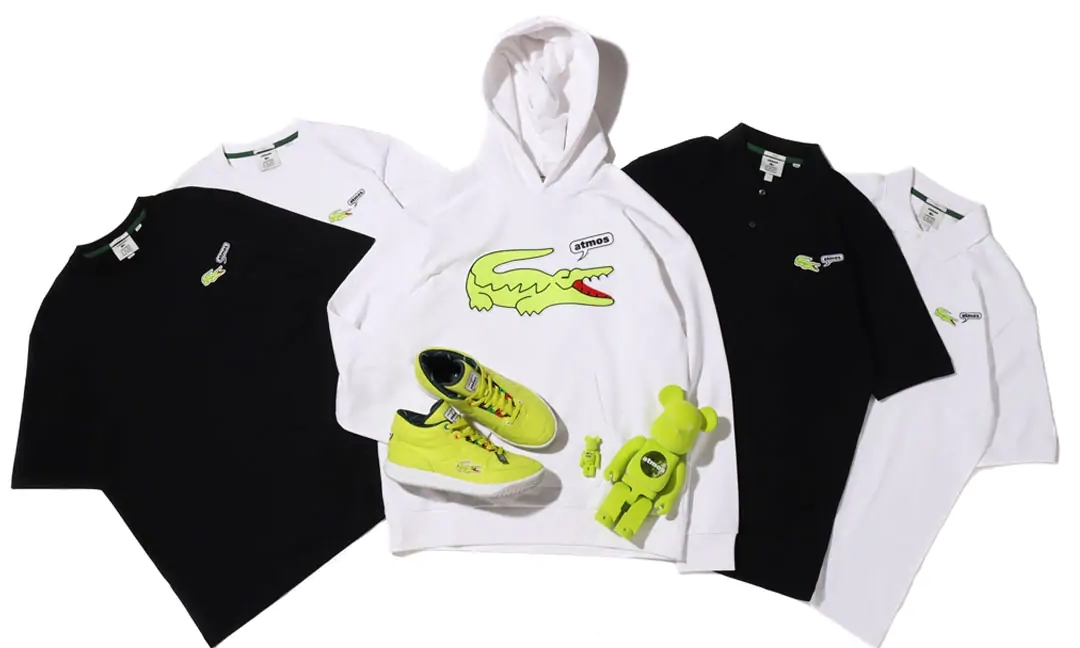 LACOSTE × atmos ストリートカルチャーとテニスをテーマにした”STREET TENNIS COLLECTION”が7/3発売 (ラコステ アトモス “ストリート テニス コレクション”)