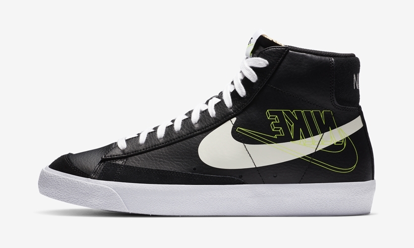 ナイキ ブレーザー ミッド “ブラック/ホワイト/ボルト” (NIKE BLAZER MID "Black/White/Volt”) [DA4651-001]