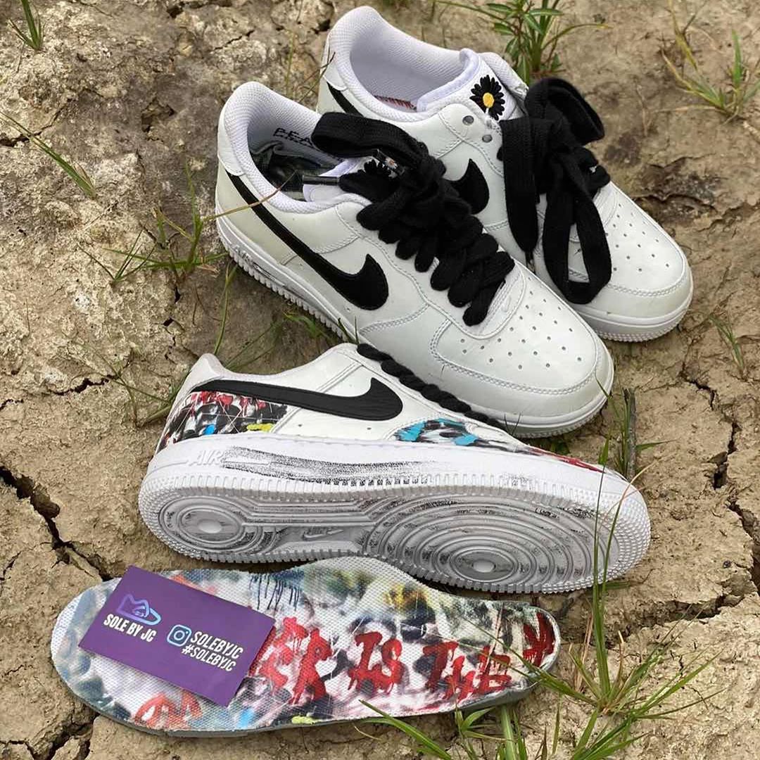 9月発売予定！G-DRAGON PEACEMINUSONE × NIKE AIR FORCE 1 LOW "White/Black" (ピースマイナスワン ナイキ エア フォース 1 ロー 2020 "ホワイト/ブラック")