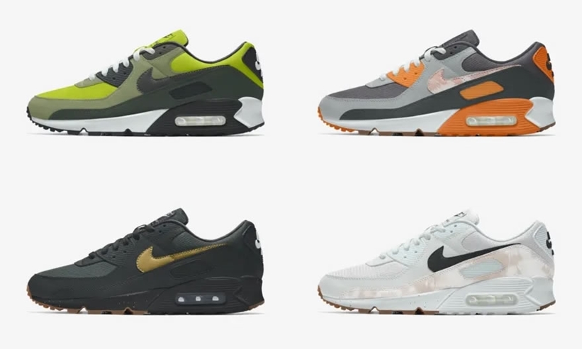 【NIKE BY YOU】ナイキ エア マックス 90 アンロックド (NIKE AIR MAX 90 UNLOCKED) [CT3620-991]