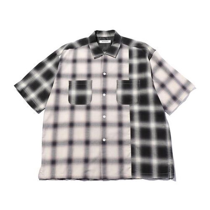 monkey time “SWITCHING OMBRE CHECK SS SHIRT” (モンキータイム “スウィッチング オンブル チェック SSシャツ”)