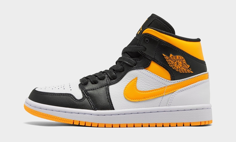 ナイキ ウィメンズ エア ジョーダン 1 レトロ ミッド SE "ホワイト/レーザーオレンジ/ブラック" (NIKE WMNS AIR JORDAN RETRO 1 MID SE "White/Laser Orange/Black") [CV5276-107]