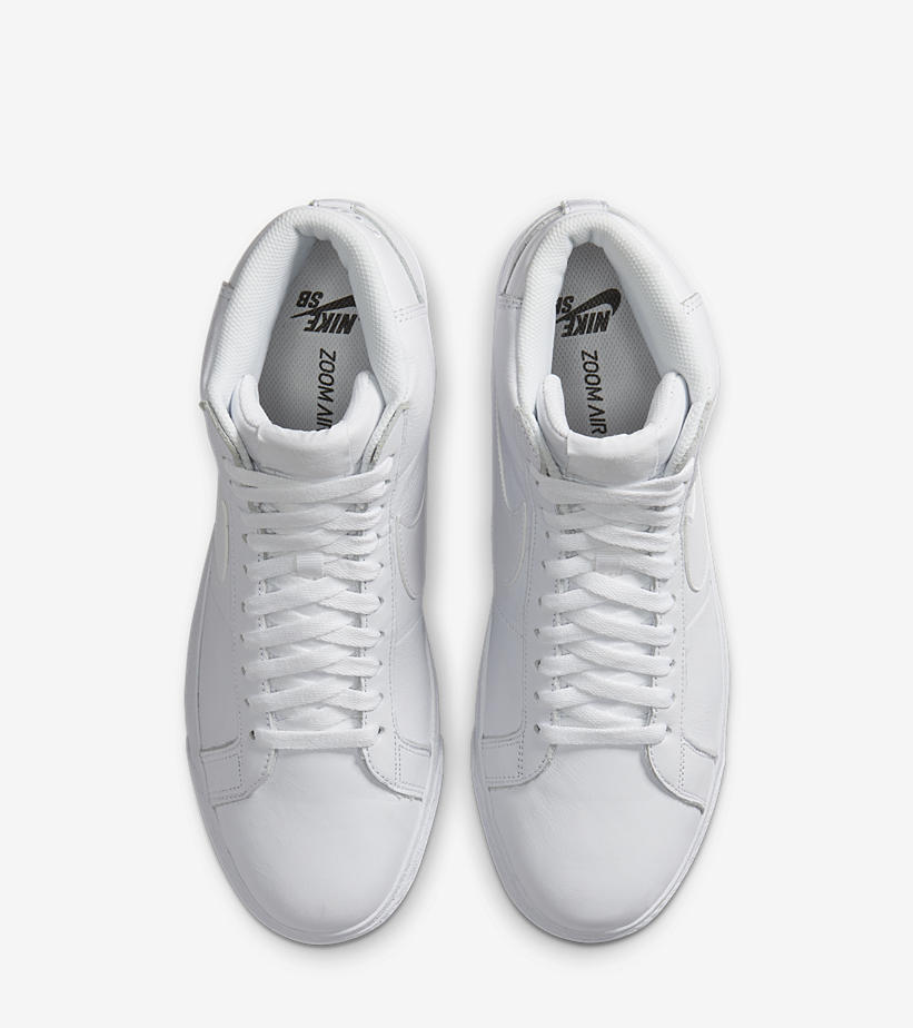 ナイキ ズーム ブレーザー ミッド “トリプルホワイト” (NIKE ZOOM BLAZER MID “Triple White”) [864349-105]