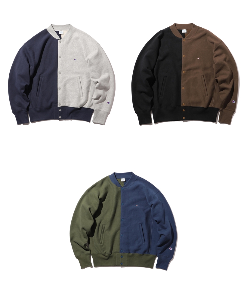 Champion × BEAMS 別注 スナップ スウェット ジャケットが10月上旬発売 (チャンピオン ビームス)