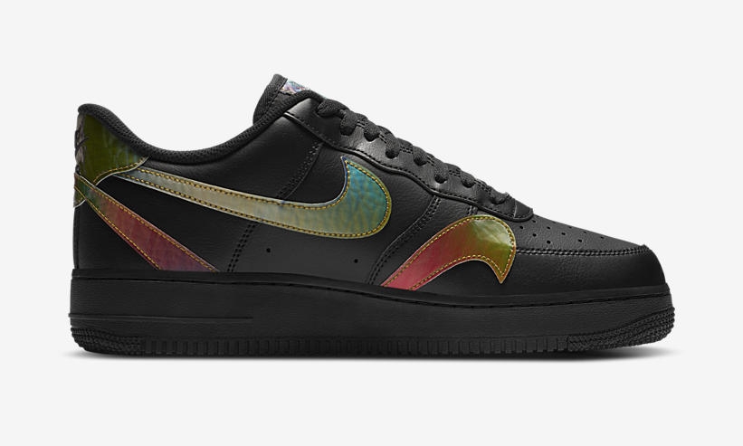 7/3発売！ナイキ エア フォース 1 07 ロー “ブラック/マルチ” (NIKE AIR FORCE 1 07 LOW “Black/Multi”) [CK7214-001]