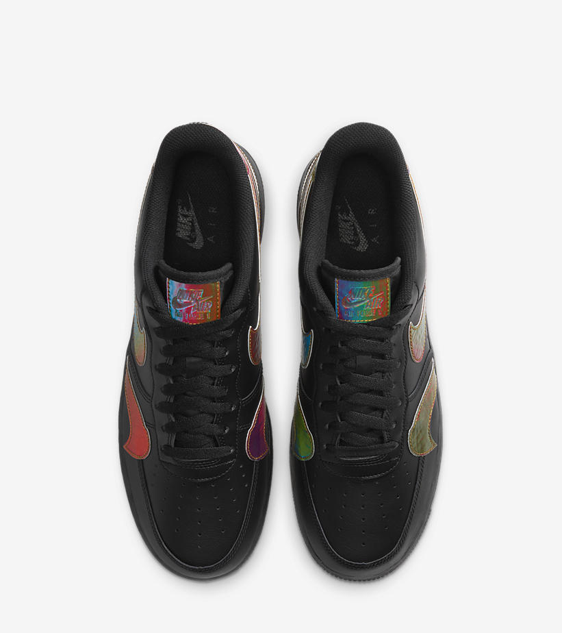 7/3発売！ナイキ エア フォース 1 07 ロー “ブラック/マルチ” (NIKE AIR FORCE 1 07 LOW “Black/Multi”) [CK7214-001]