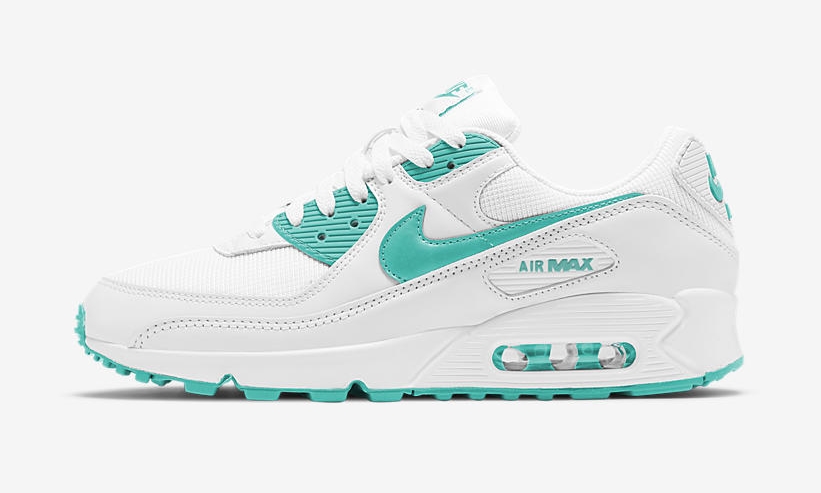 ナイキ エア マックス 90 “ホワイト/ペルシャグリーン” (NIKE AIR MAX 90 “White/Persian Green”) [CT1028-102]