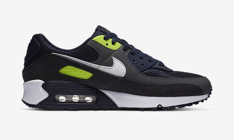 ナイキ エア マックス 90 “ネイビー/ボルト/グレー” (NIKE AIR MAX 90 “Navy/Volt/Grey”) [DA1505-400]