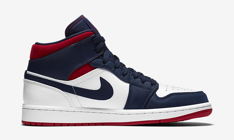 ナイキ エア ジョーダン 1 ミッド SE “ネイビー/レッド/ホワイト” (NIKE AIR JORDAN 1 MID SE “Navy/Red/White”) [852542-104]