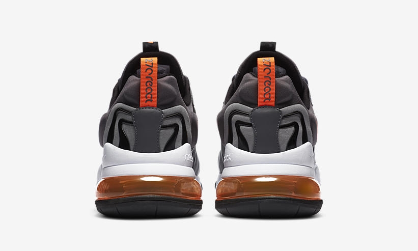 ナイキ エア マックス 270 リアクト ENG “アイアングレー/トータルオレンジ” (NIKE AIR MAX 270 REACT ENG “Iron Grey/Total Orange) [CT1281-002]