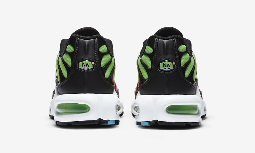 ナイキ エア マックス プラス “ワールドワイド” ブラック/グリーンストライク/フラッシュクリムゾン (NIKE AIR MAX PLUS “World Wide” Black/Green Strike/Flash Crimson) [CK7291-001]