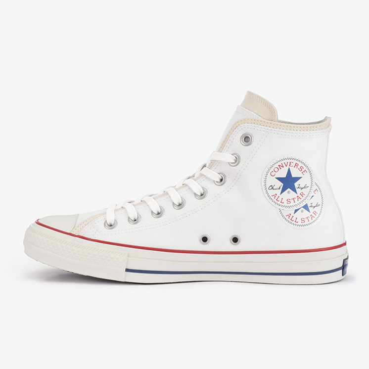 7/10発売！アンクルパッチ/ヒールラベル/タン/履き口/シューレースをダブル使いした CONVERSE ALL STAR 100 DOUBLEPARTS HI (コンバース オールスター 100 ダブルパーツ HI)