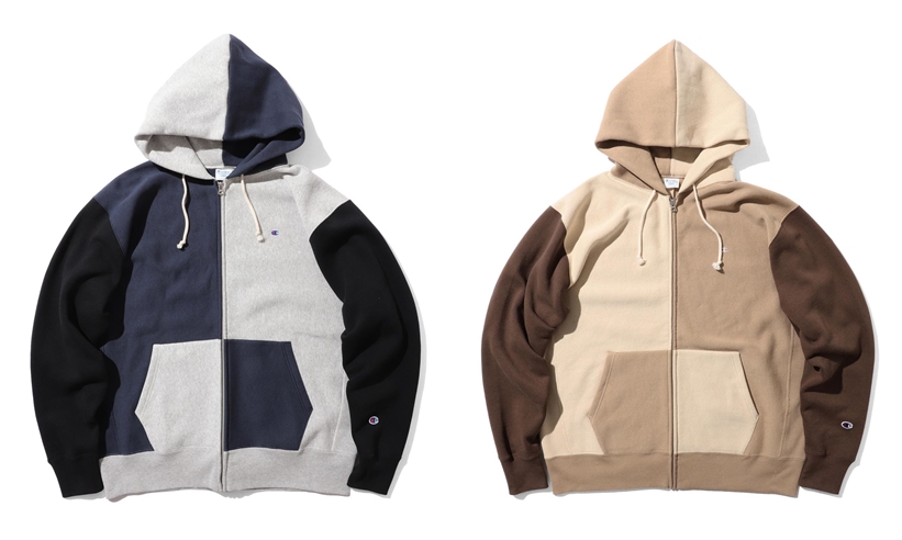 Champion × BEAMS 別注 パネル ジップ パーカが10月上旬発売 (チャンピオン ビームス)