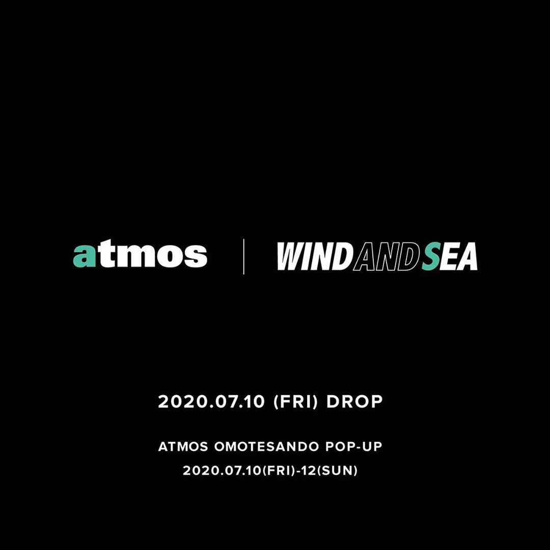 atmos × WIND AND SEA コラボレーションが7/10発売 (アトモス ウィンダンシー)