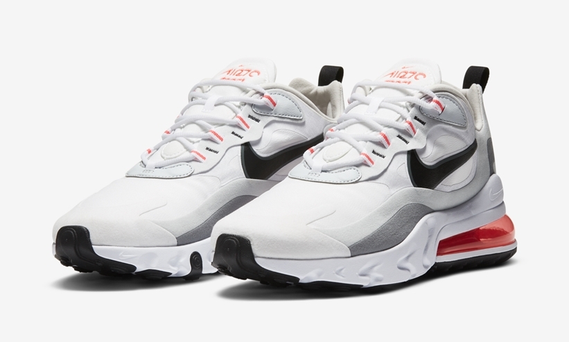 ナイキ エア マックス 270 リアクト “ホワイト/ブラック/レッド” (NIKE AIR MAX 270 REACT “White/Black/Red”) [CT1280-100]