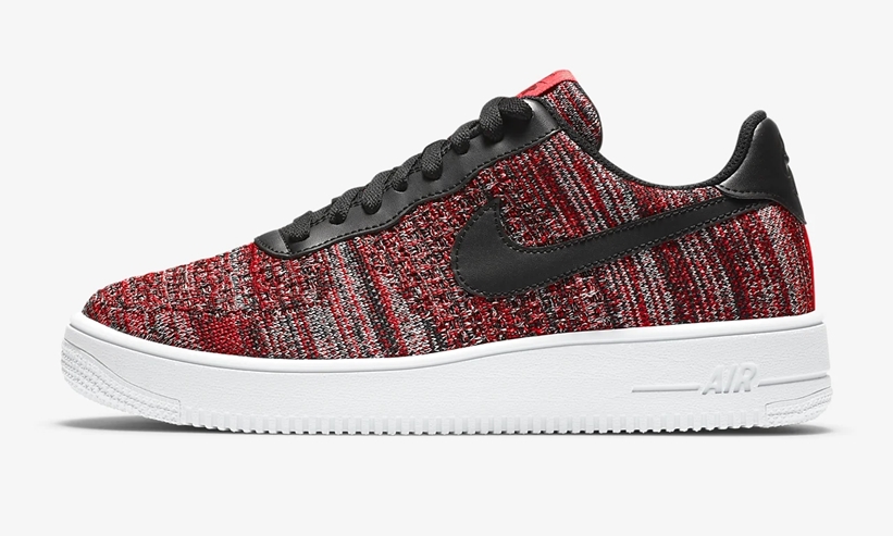 ナイキ エア フォース 1 ロー フライニット 2.0 “ユニバーシティレッド/ブラック” (NIKE AIR FORCE 1 LOW FLYKNIT 2.0 “University Red/Black”) [CI0051-600]