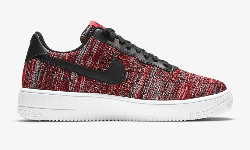 ナイキ エア フォース 1 ロー フライニット 2.0 “ユニバーシティレッド/ブラック” (NIKE AIR FORCE 1 LOW FLYKNIT 2.0 “University Red/Black”) [CI0051-600]