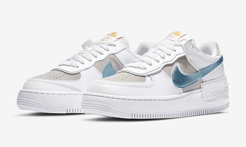 ナイキ ウィメンズ エア フォース 1 ロー シャドウ “グレイシャーアイス” (NIKE WMNS AIR FORCE 1 LOW SHADOW “Glacier Ice”) [DA4286-100]