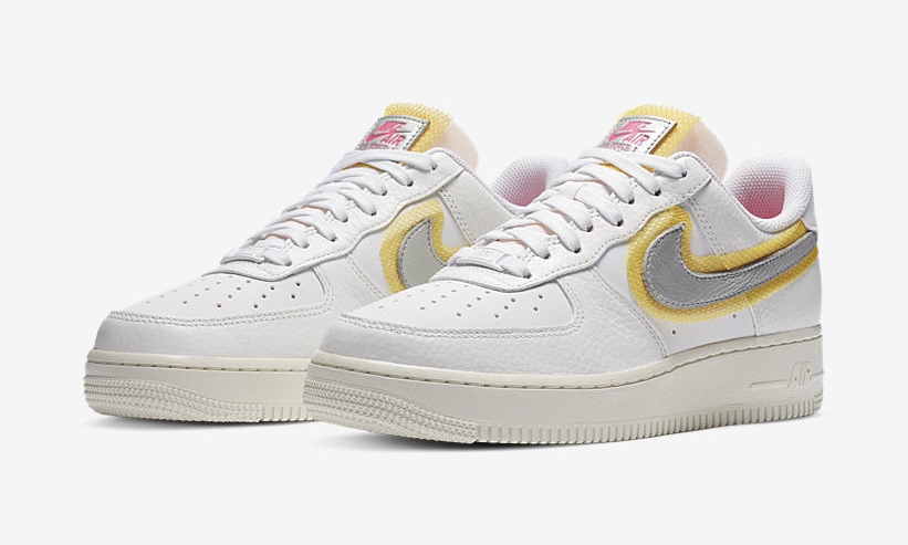 ナイキ エア フォース 1 07 ロー "ホワイト/メタリックシルバー/ユニバーシティゴールド" (NIKE AIR FORCE 1 '07 LOW "White/Metallic Silver/University Gold) [CZ8104-100]