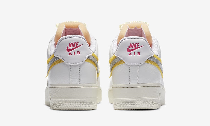 ナイキ エア フォース 1 07 ロー “ホワイト/メタリックシルバー/ユニバーシティゴールド” (NIKE AIR FORCE 1 07 LOW “White/Metallic Silver/University Gold) [CZ8104-100]