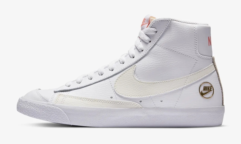 ナイキ ウィメンズ ブレーザー ミッド ビンテージ 77 “ホワイト/メタリックゴールド” (NIKE BLAZER MID VINTAGE 77 “White/Metallic Gold”) [DC1421-100]