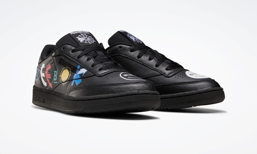 7/23発売！Black Eye Patch × REEBOK CLUB C 85 “White/Black” (ブラック アイ パッチ リーボック クラブ C 85) [FY3073,3074]