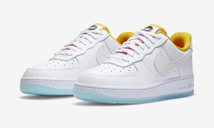 ナイキ　エア フォース 1 ロー “ホワイト/イエロー/クリア” (NIKE AIR FORCE 1 LOW “White/Yellow/Clear”) [CZ8132-100]