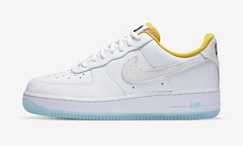 ナイキ　エア フォース 1 ロー “ホワイト/イエロー/クリア” (NIKE AIR FORCE 1 LOW “White/Yellow/Clear”) [CZ8132-100]