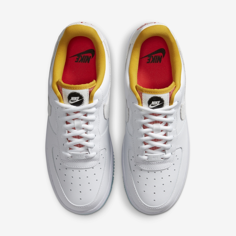 ナイキ　エア フォース 1 ロー “ホワイト/イエロー/クリア” (NIKE AIR FORCE 1 LOW “White/Yellow/Clear”) [CZ8132-100]