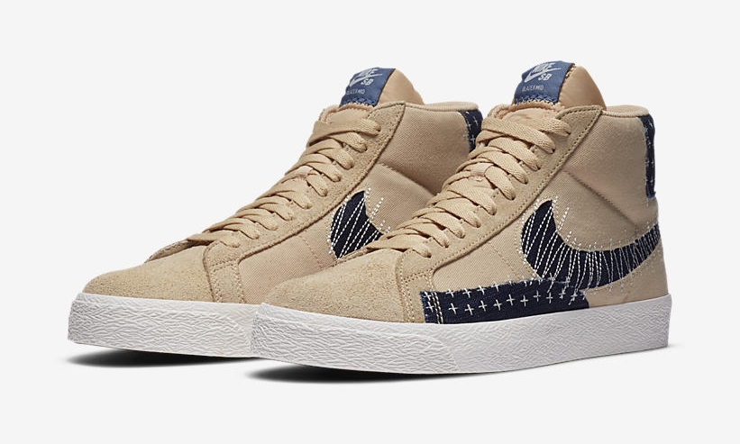 8/1発売！ナイキ SB ズーム ブレーザー ミッド プレミアム “セサミ/ミスティックネイビー” (NIKE SB ZOOM BLAZER MID PREMIUM “Sesame/Mystic Navy”) [CT0715-200]