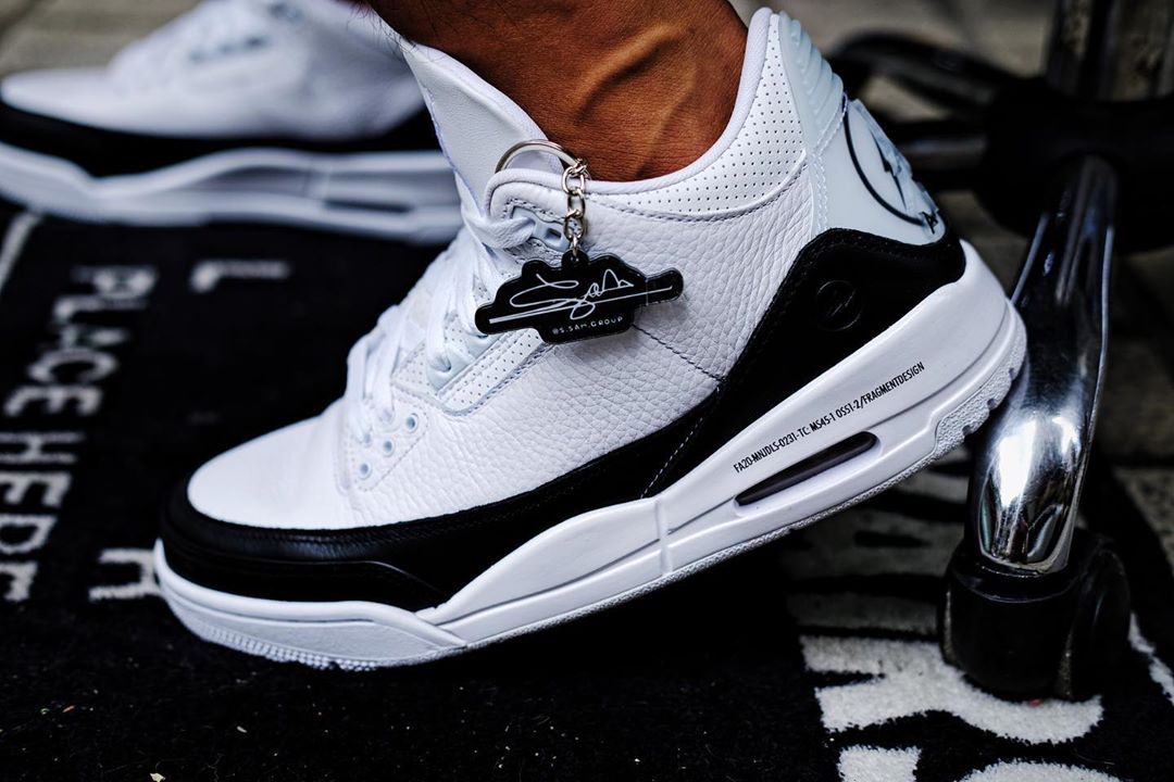 FRAGMENT × NIKE AIR JORDAN 3 WHITE/BLACK